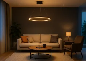 لوستر با نور قابل تنظیم