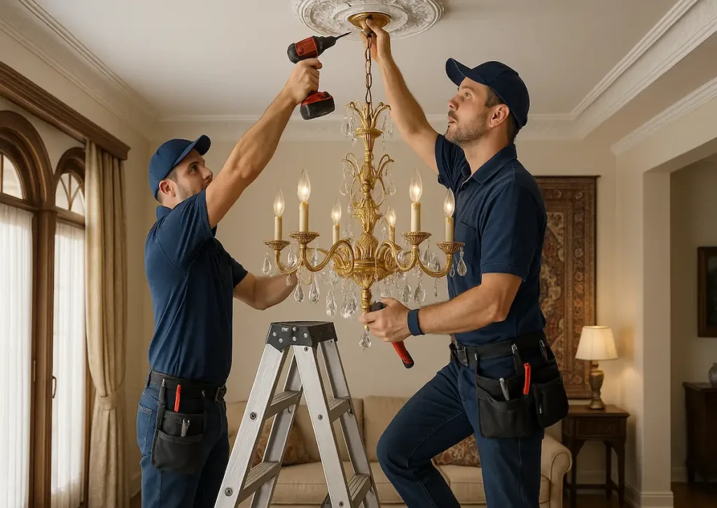 نکات نصب لوستر سقفی
